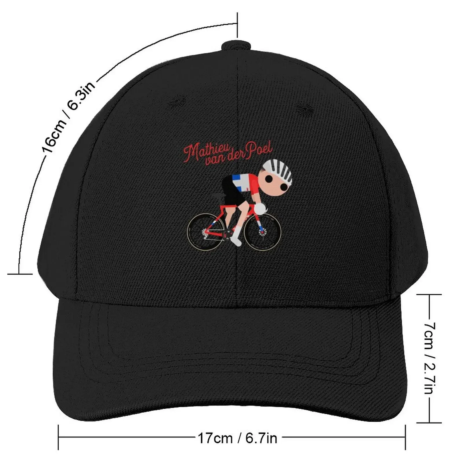 mathieu van der poel Baseball Cap Anime Hat Sunscreen Women's 2025 Men's