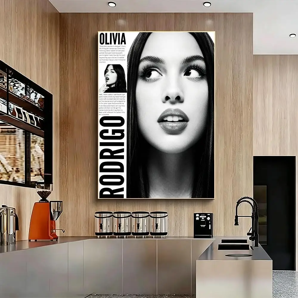 Poster von Olivia Rodrigo, HD-Druck, moderner minimalistischer Stil, Wandkunst, Heimdekoration für Büro, Schlafzimmer, Geschenk – Detail 13