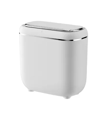 Papelera inteligente para cocina, baño, cubo impermeable, cubo de basura de 14L con Sensor automático, cubo de basura eléctrico sin contacto con tapa, papelera para el hogar