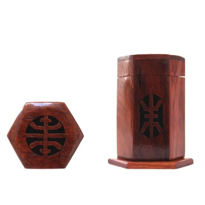 Mahogany Toothpick Holder, Desktop Toothpick Holder, Storage Box, Wood, Cotton Swab, Container Box