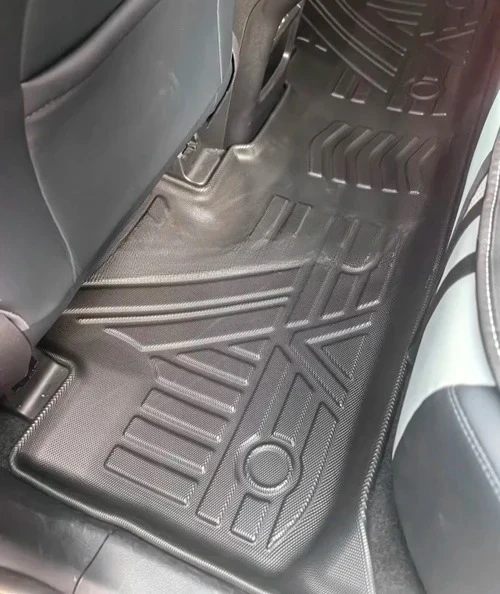 سجادة ثلاثية الأبعاد بطبقة مزدوجة لأرضية السيارة 2024-2025 حصيرة تغطية الأرضية BYD #2