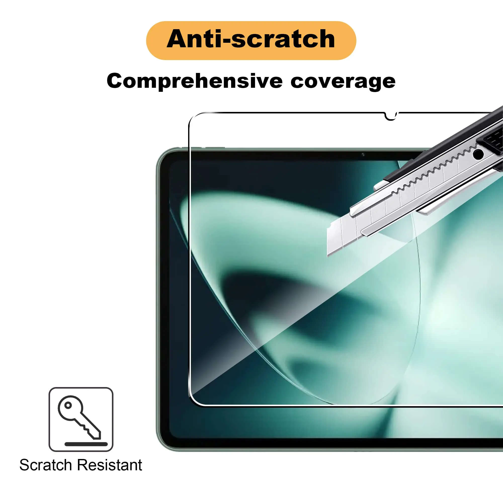 Screen Protector for OnePlus Pad / OPPO Pad 2 (11.61") Anti-Scratch 9H Hardness Tempered Glass for OPPO Pad 2/OnePlus Pad 2023