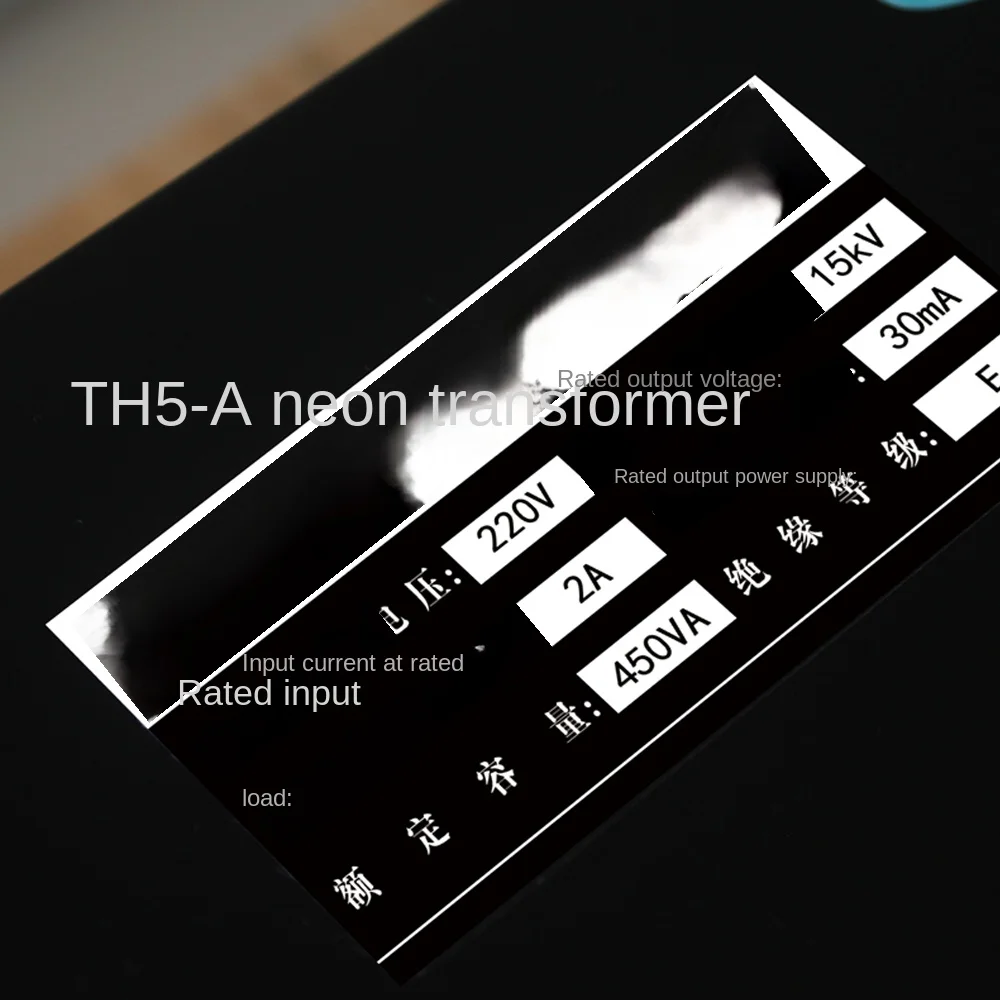 Imagem -03 - Transformador de Luz de Néon de Alta Tensão Regulador de Tensão Th5-a 220v a 15000v