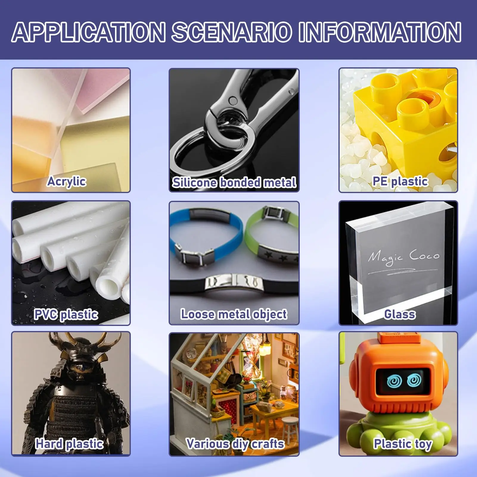 تجفيف فوري جديد 401 لاصق cyanoacrylate غراء قوي للغاية متعدد الأغراض لتجميع الألعاب والإصلاح للأطفال مناسب للمعادن والبلاستيك والجلد والمطاط والخشب