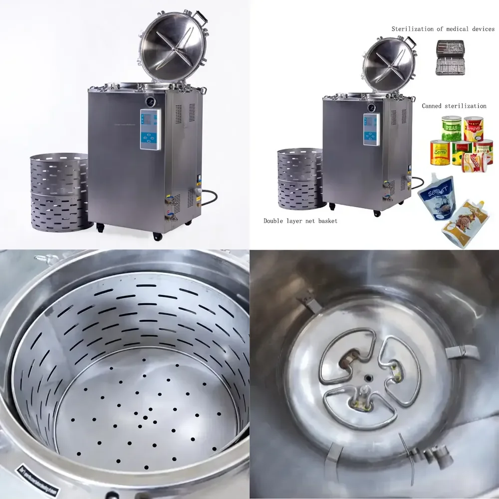 

2026 Hot Item LS-35FY 35L Electric Vertical Steam Sterilizer Autoclave Retort Machine Stainless Steel