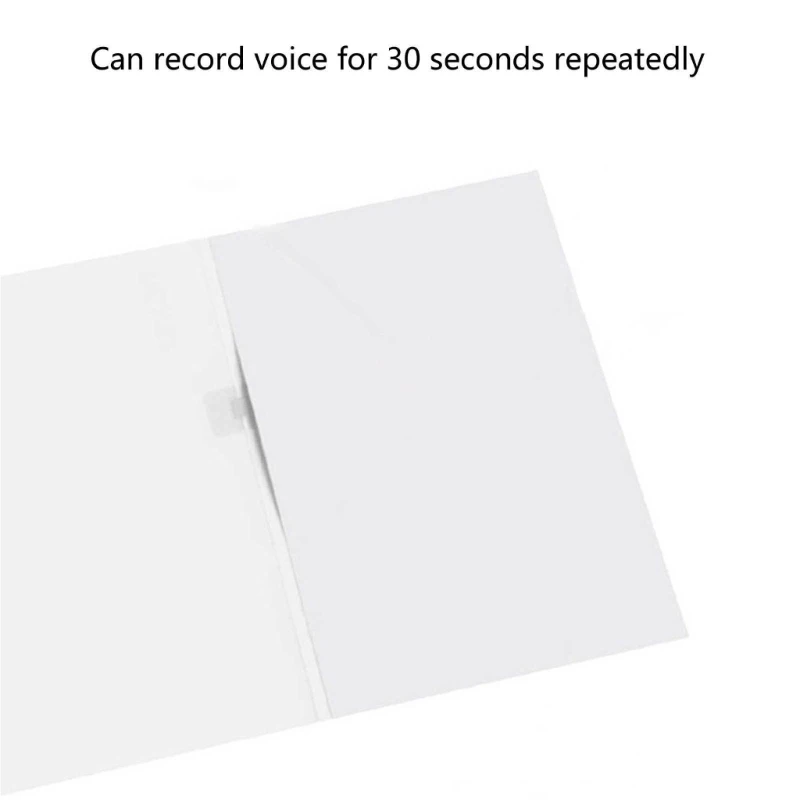 DIY Voice Card Customize and Record Greetings for Loved Ones Customizable Recording Music Writeable Card