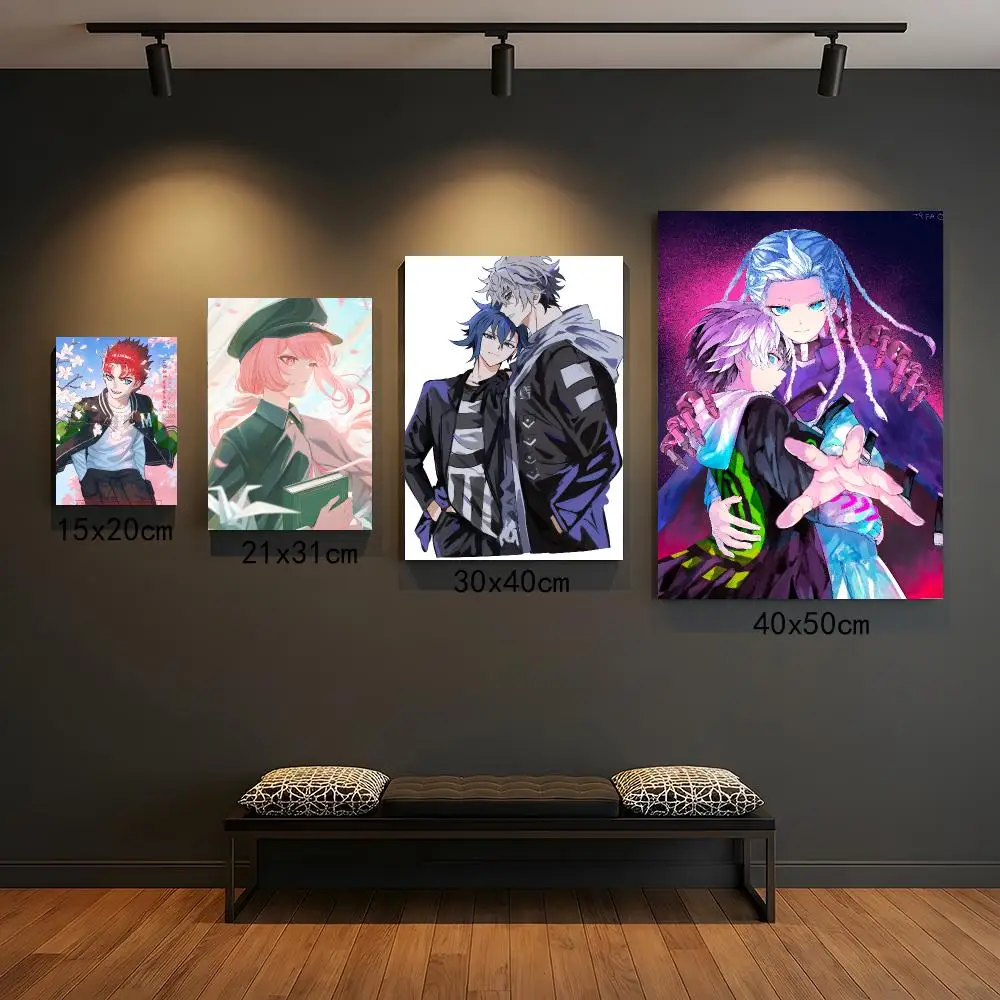 anime T-Tribe Nine-E Painting Calligraphy Boho Botanical Decor for Living Room  Elegant Home Style