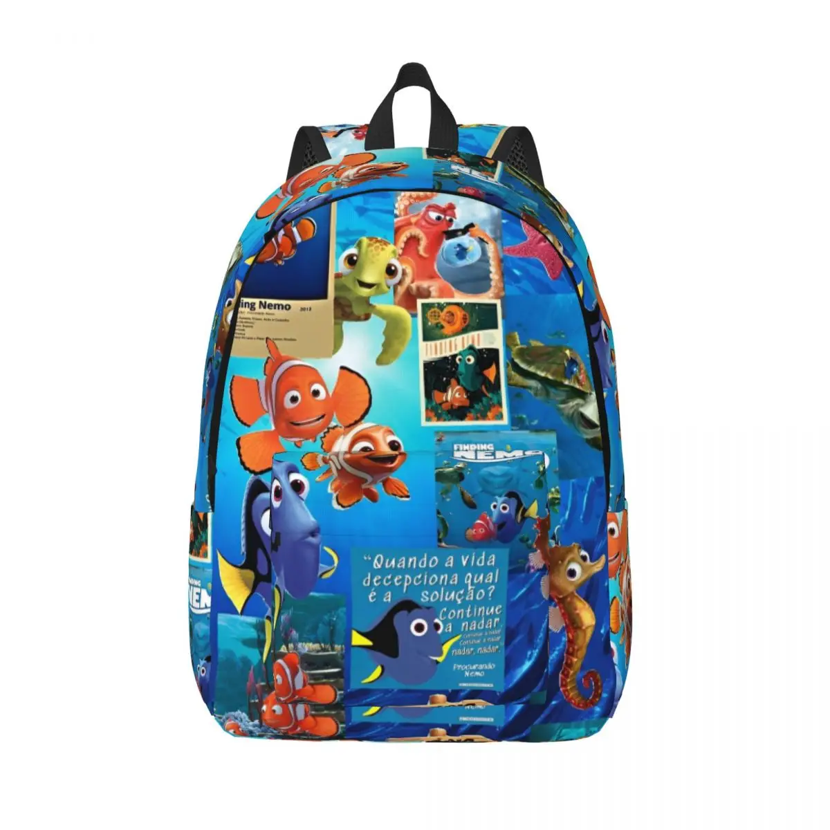 

Рюкзак «В поисках Немо» с Дори, Брюсом, Скуирт и Крашем: модный, спортивный, студенческий, деловой, для мужчин и женщин, холщовая сумка для колледжа