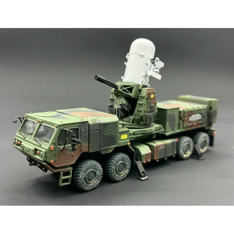 Масштабная модель американской мобильной зенитной установки HEMTT A3 (1:72), пластиковая, готовая к экспозиции, для коллекции и декора
