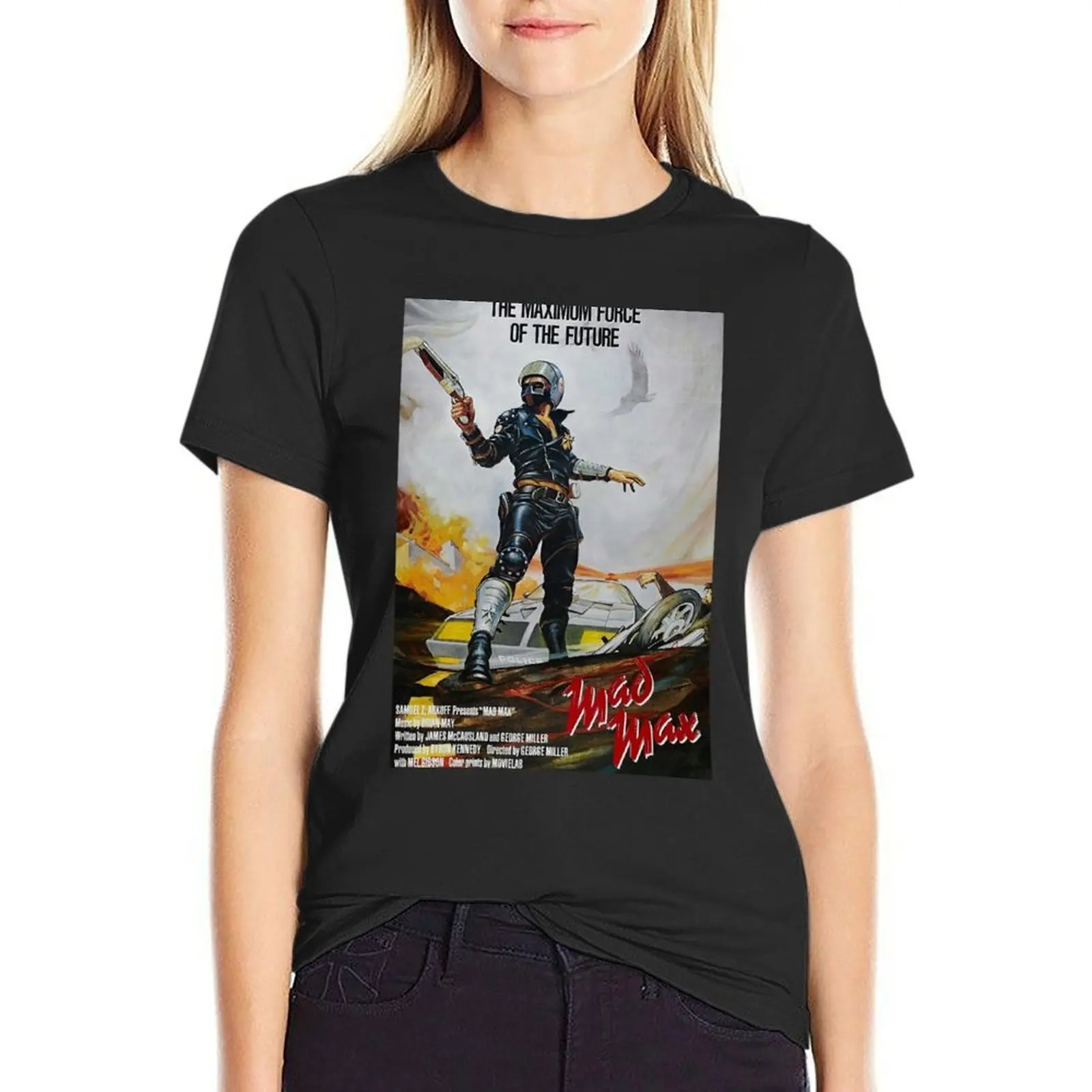 

Original Mad Max Poster T-shirt lady clothes hippie clothes tops Woman clothing