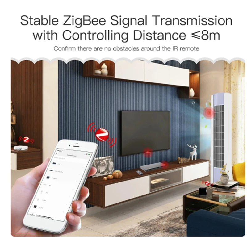 UFO-R11 Zigbee Air Conditioner TV IR Remote For Alexa Google Home Universal Infrared Remote Controller Powered By Tuya