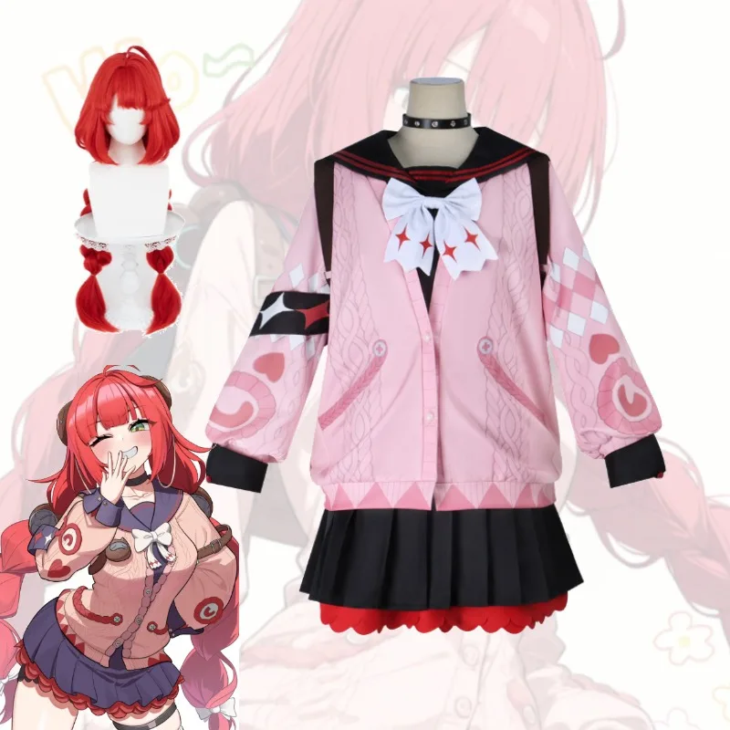 

Japanese School Girl Ukinami Yuzuha Cosplay ZZZ Anime Mystical High School Uniform Outfit Full Set for Cosplay Party