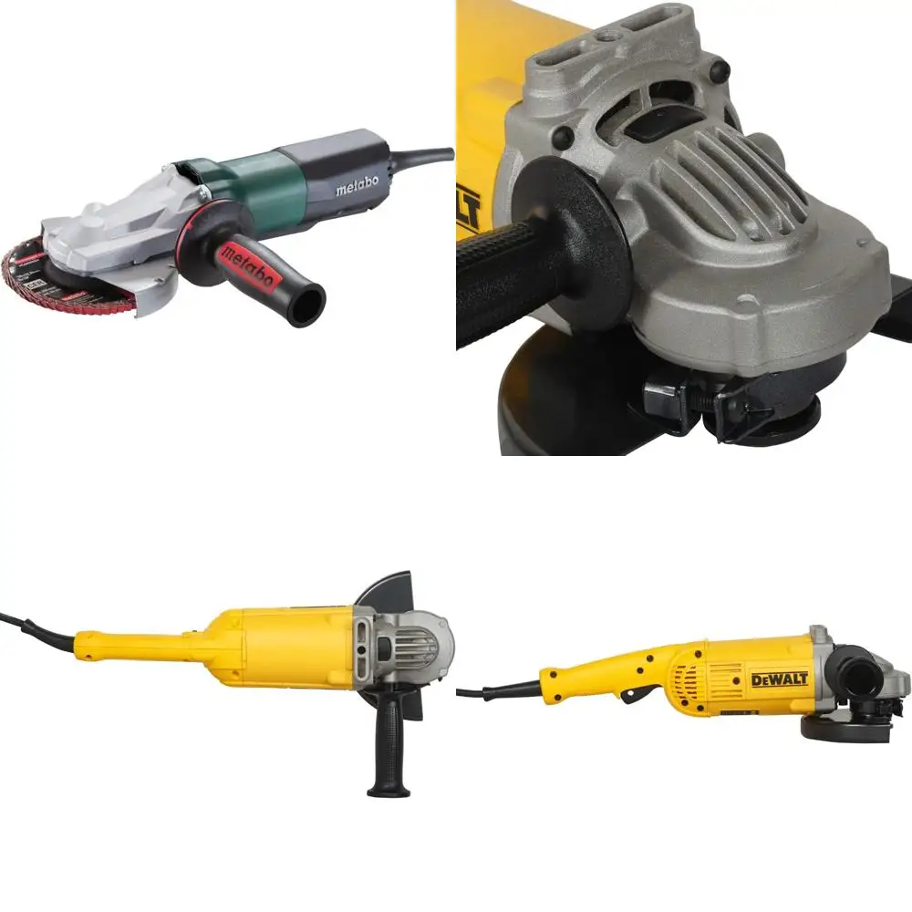 강력한 10,000 RPM 5인치 앵글 그라인더, 8암페어, 중장비 절단 및 연마 작업용, 120VAC