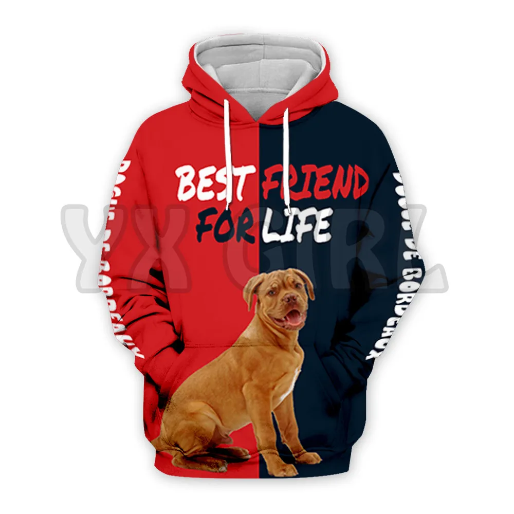 English Mastiff  3D Printed Hoodies  Unisex Pullovers Funny Dog Hoodie Casual Street Tracksuit