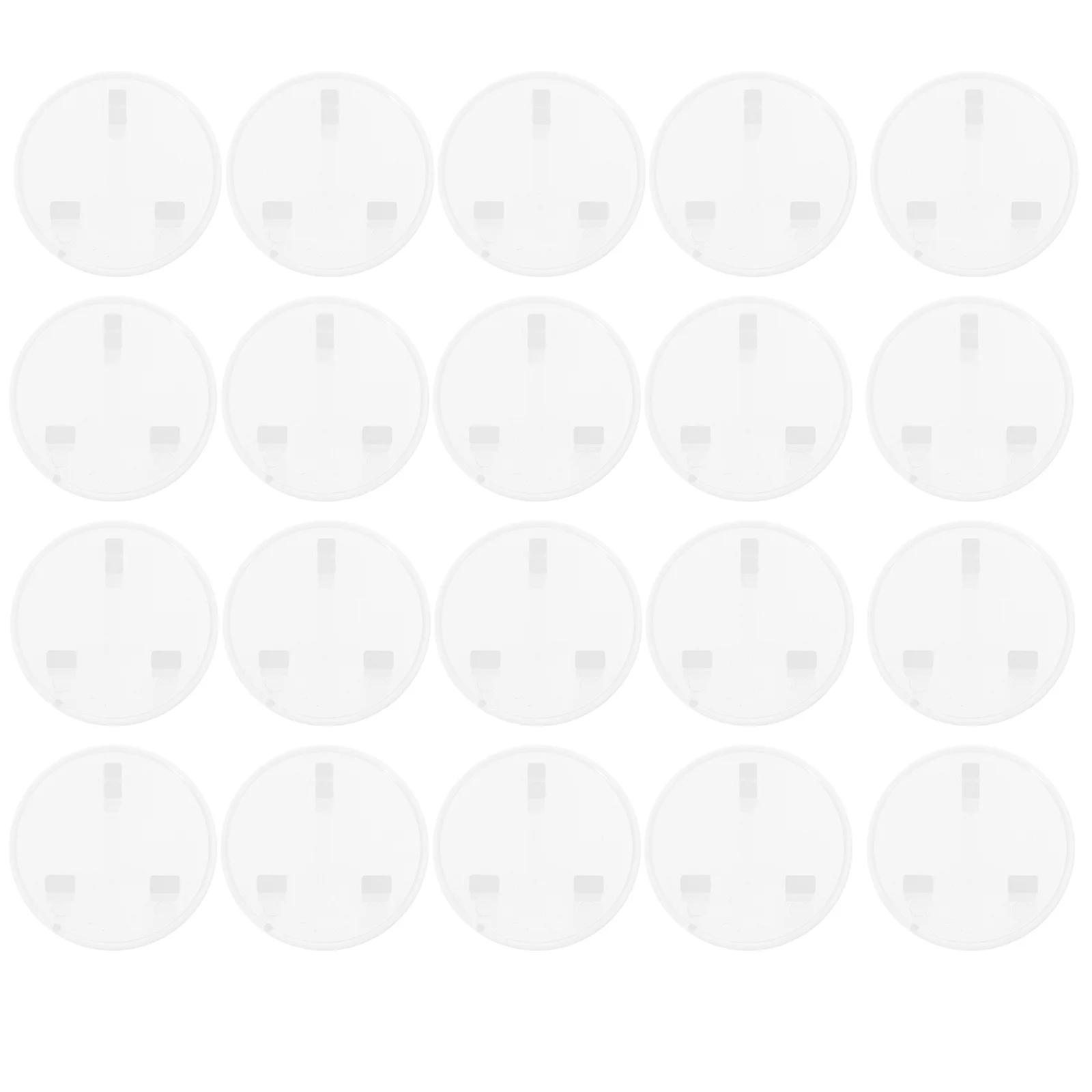 

20pcs Socket Protective Cover White Outlet Plug Safety Cap For Baby Proofing Electrical Protector Childproof Home Garage Use