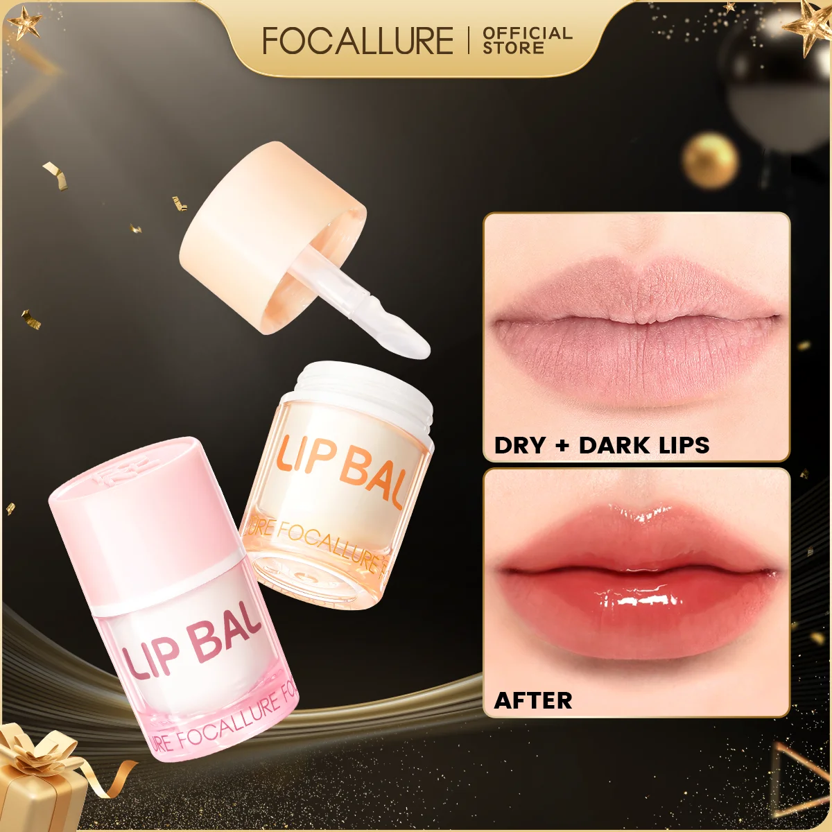FOCALLURE brillant à lèvres Non collant miroir liquide rouge à lèvres hydratant durable gelée baume à lèvres huile pour les lèvres teinte pour les lèvres maquillage cosmétiques