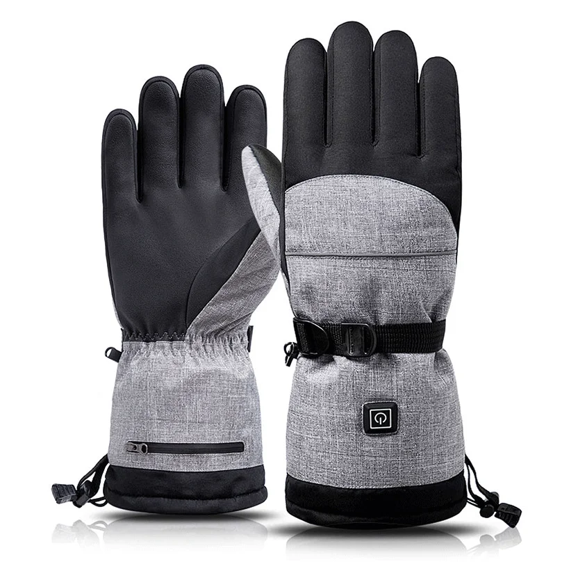 USB beheizte elektrische Winter Thermo handschuhe Hand wärmer elektrische Heiz handschuhe für motorrad fahren Radfahren