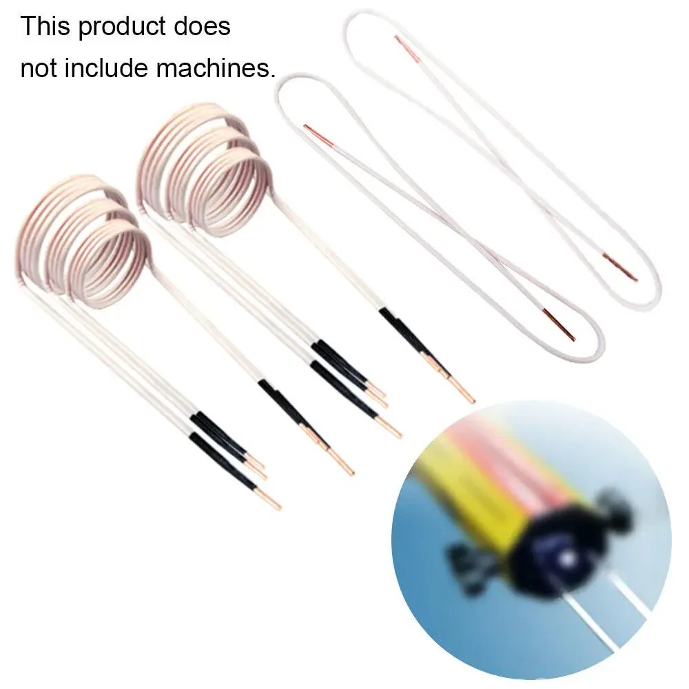 Induction Coils Kit For Magnetic Induction Heater Mini Ductor 6 Coils+2 Wires Heating Tool