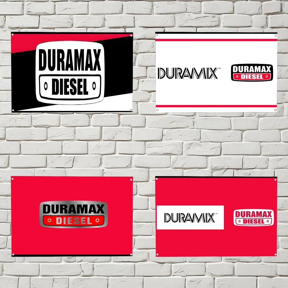 D-DURAMAXS DIESEL Flag BANNER Tapestry Polyester Printed Flag Garage Or Outdoor For Decoration