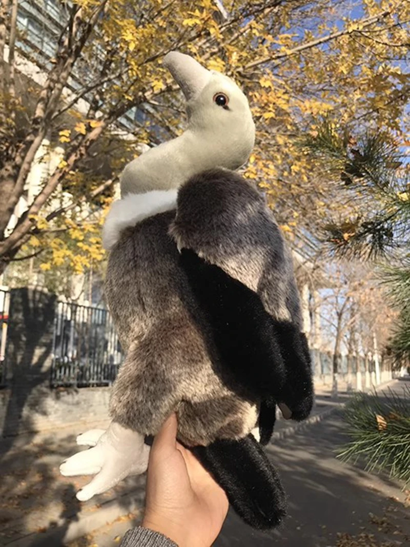 

Rare Realistic Bald Eagle Stuffed Doll Simulation Animal Bird Plush Toy Decoration Birthday Gift 40cm DY10429