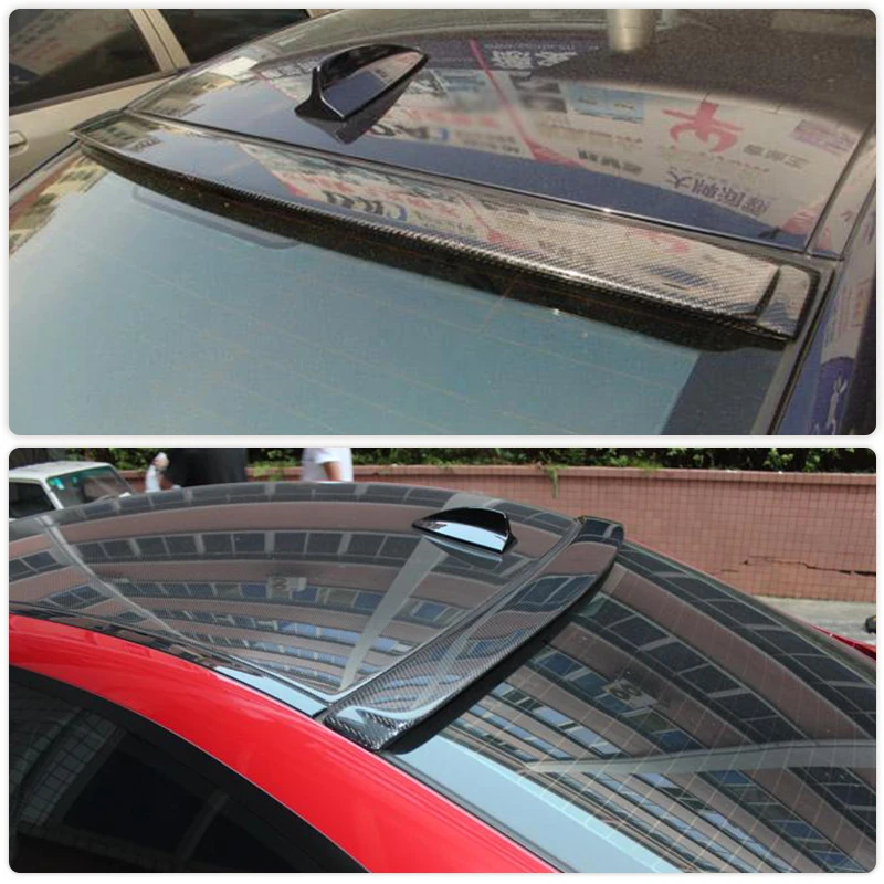 Car Rear Roof Spoiler Wings for BMW E92 M3 Coupe 2006-2012 Rear Spoiler Tail Roof Window Wing Lip Body Kit Full Carbon Fiber