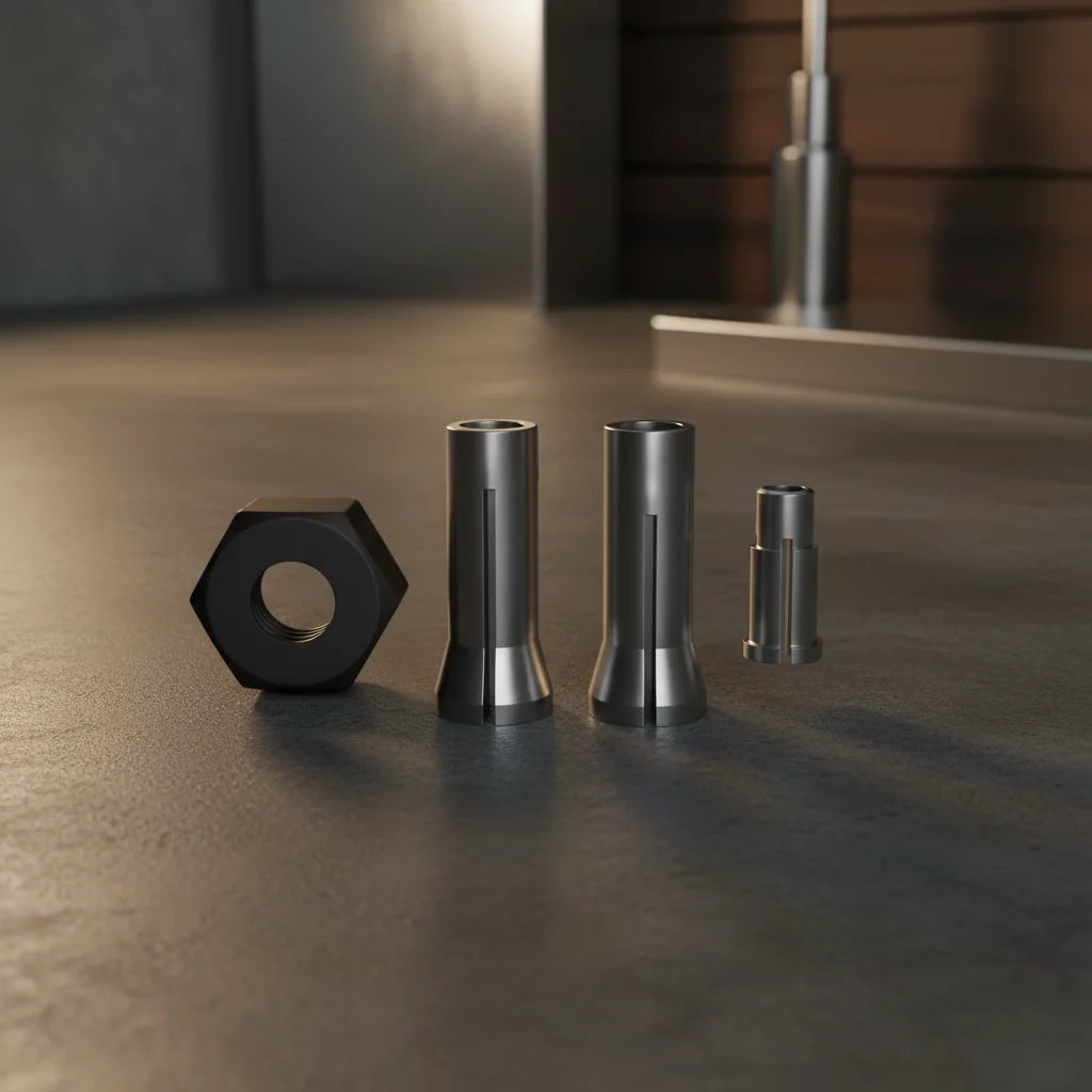 

2/4 шт., замена гайкового патрона для гравировального станка для M14, 6 мм, 1/4 1/8 дюйма, гайковерт, электрический фрезерный станок, запасные части