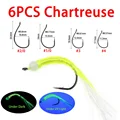 6PCS Chartreuse
