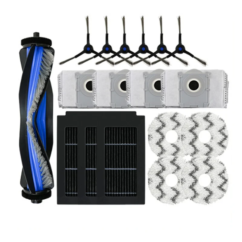B83B-18Pcs Ultra Durable Accessories For Ecovacs T50 PRO Sweeper Accessories
