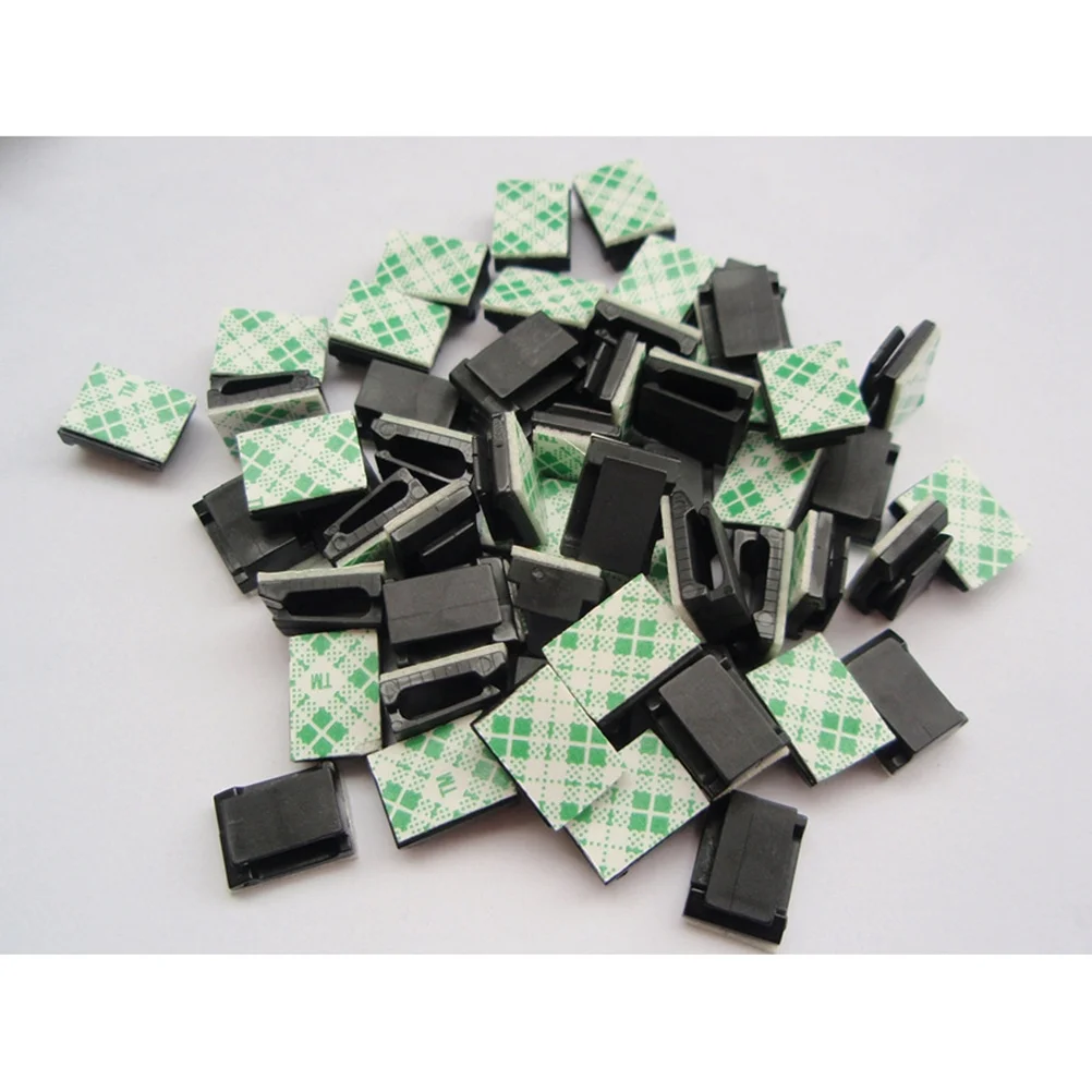 

200pcs Wire Clips Cable Holder Clamps Adhesive Electric Wire Clips For Cables Organizing Lightweight Corrosion Resistant