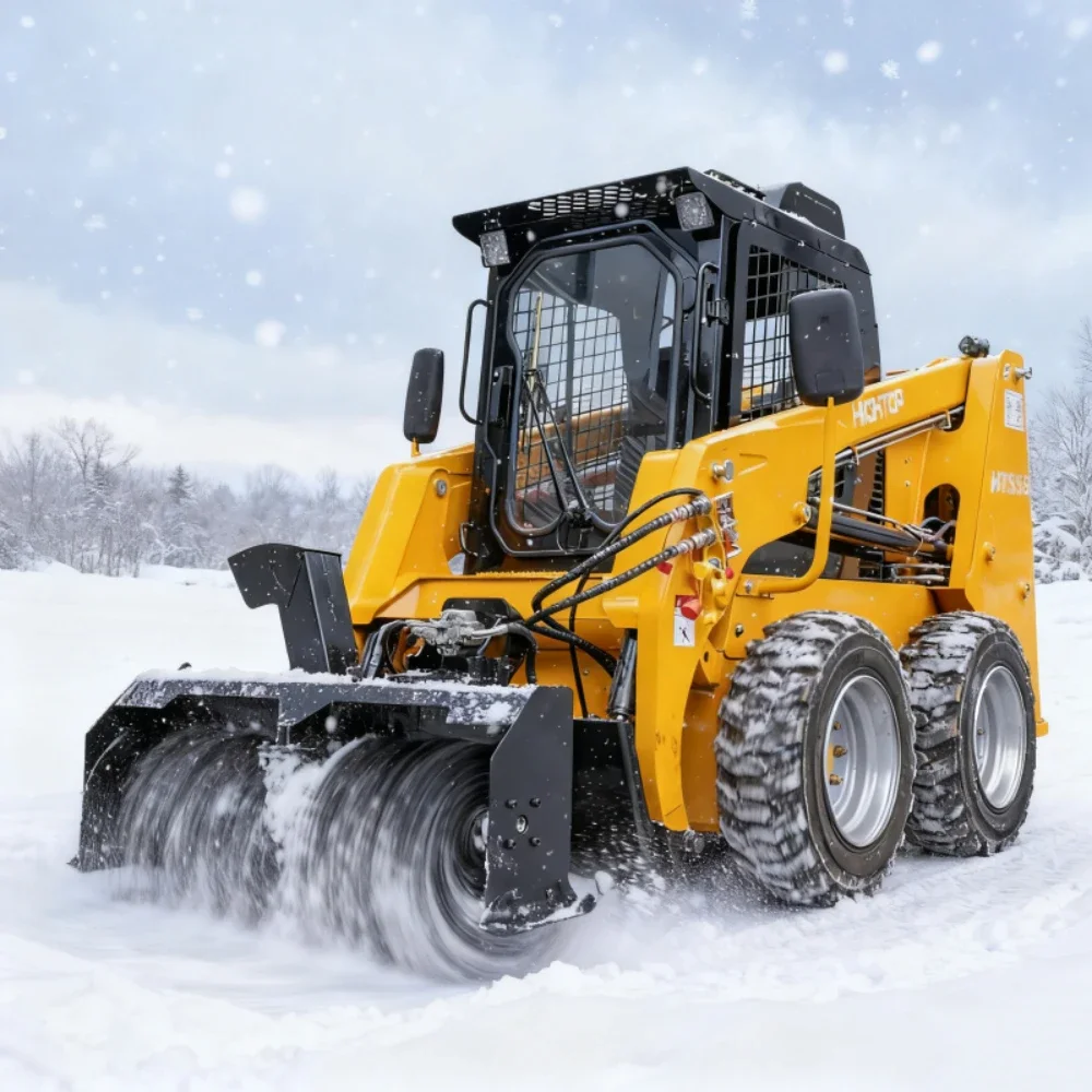 Riding Snow Sweeper, Powerful Snow Blower, Professional Snow Removal Machine in The Construction Industry Suitable for Street