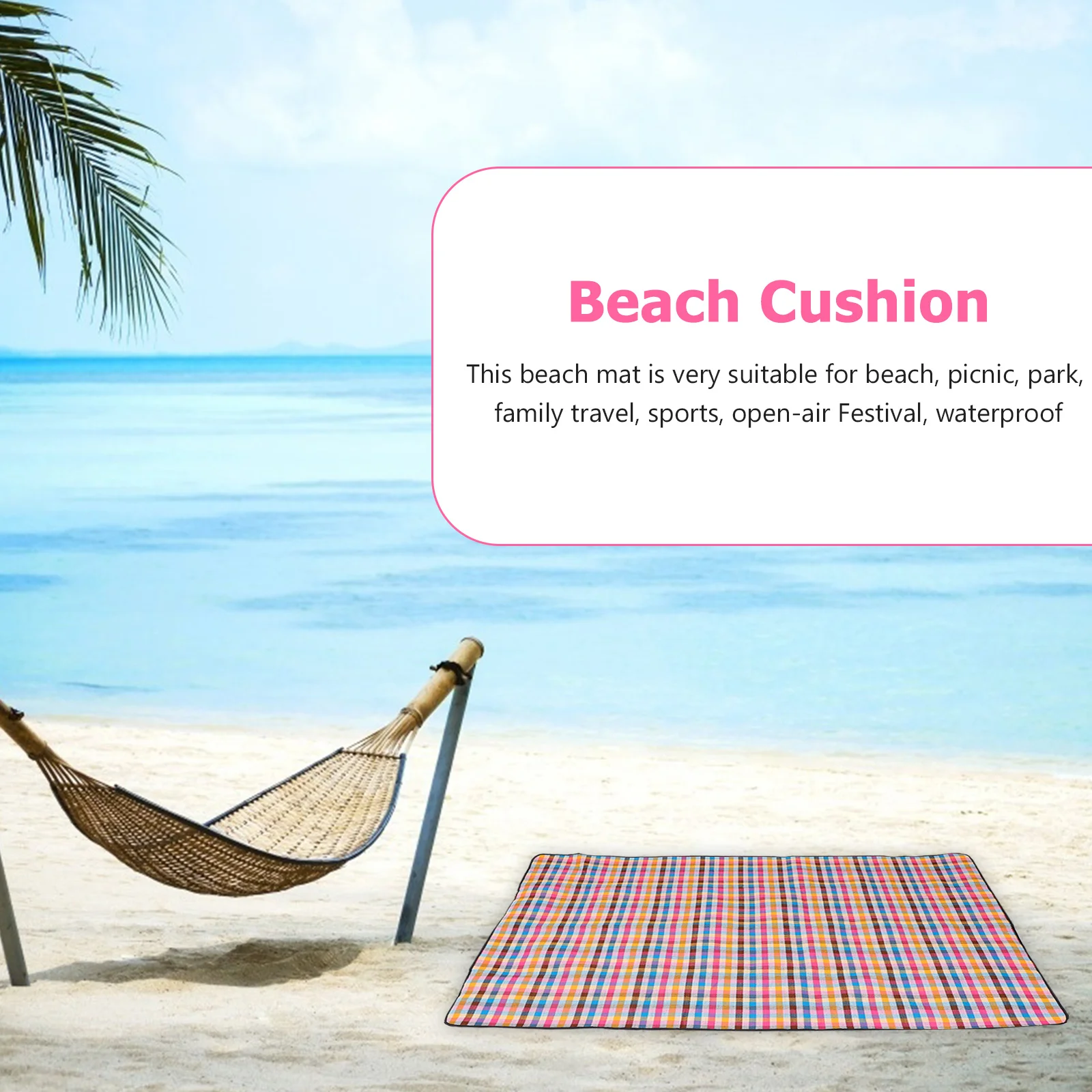 

Thicken Beach Large Portable Camping Picnic Blanket Waterproof Outdoor Ground Mat For Park Festival Travel Picnic Mat