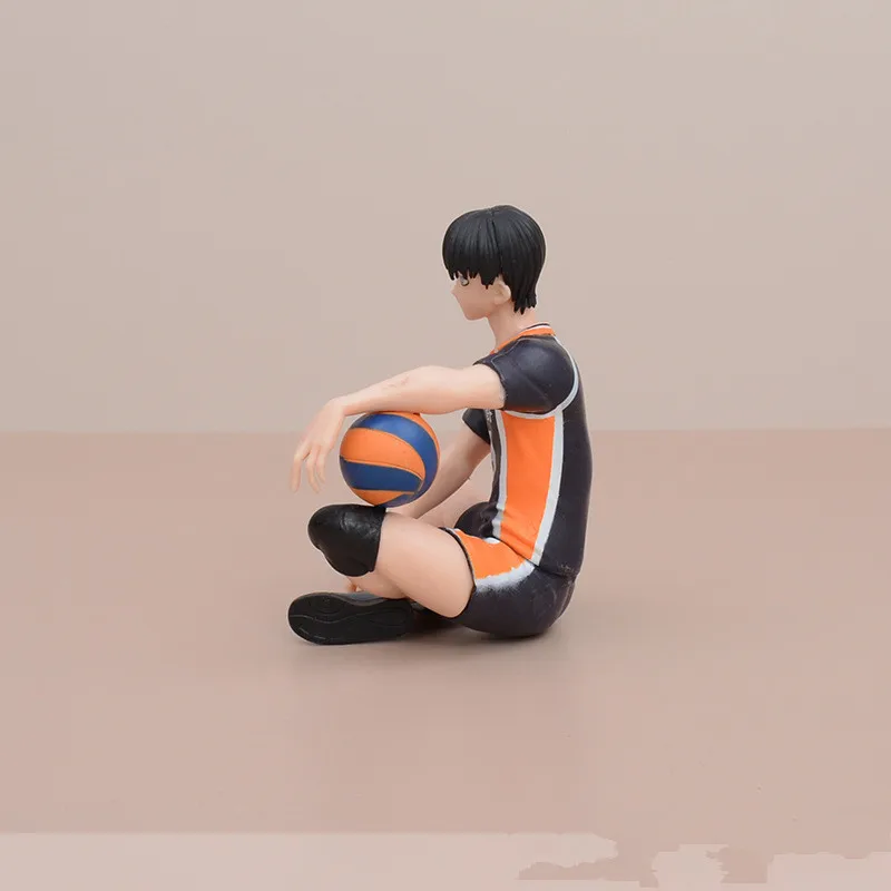 Haikyuu Conjunto de figuras de ação de anime de 12 CM - Shoyo Hinata Kozume Kenma Tobio Kageyama Noodle Stopper Modelo Coleção de brinquedos em caixa