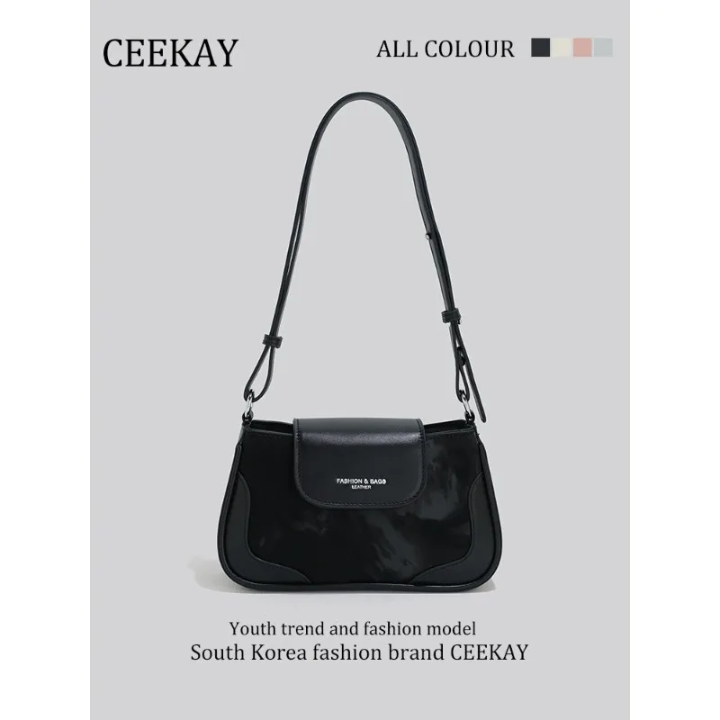 

CEEKAY Genuine Niche Designer Armpit Bag High-end Sense Simple Foreign Style Bag Women 2025 New Messenger Bag
