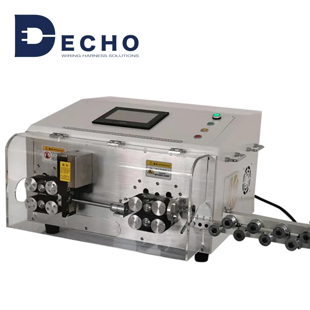 DECHO DE-S155 Automatic Cutting And Stripping Machine For Industrial Wires Cross-Section 1.5- 70 mm2