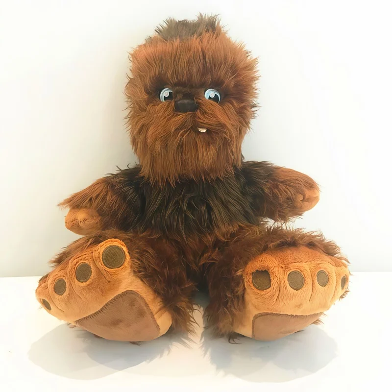 ディズニー カッシック チューバッカ人形 - 長毛のウーキーぬいぐるみ、子供へのハロウィーンギフトに最適