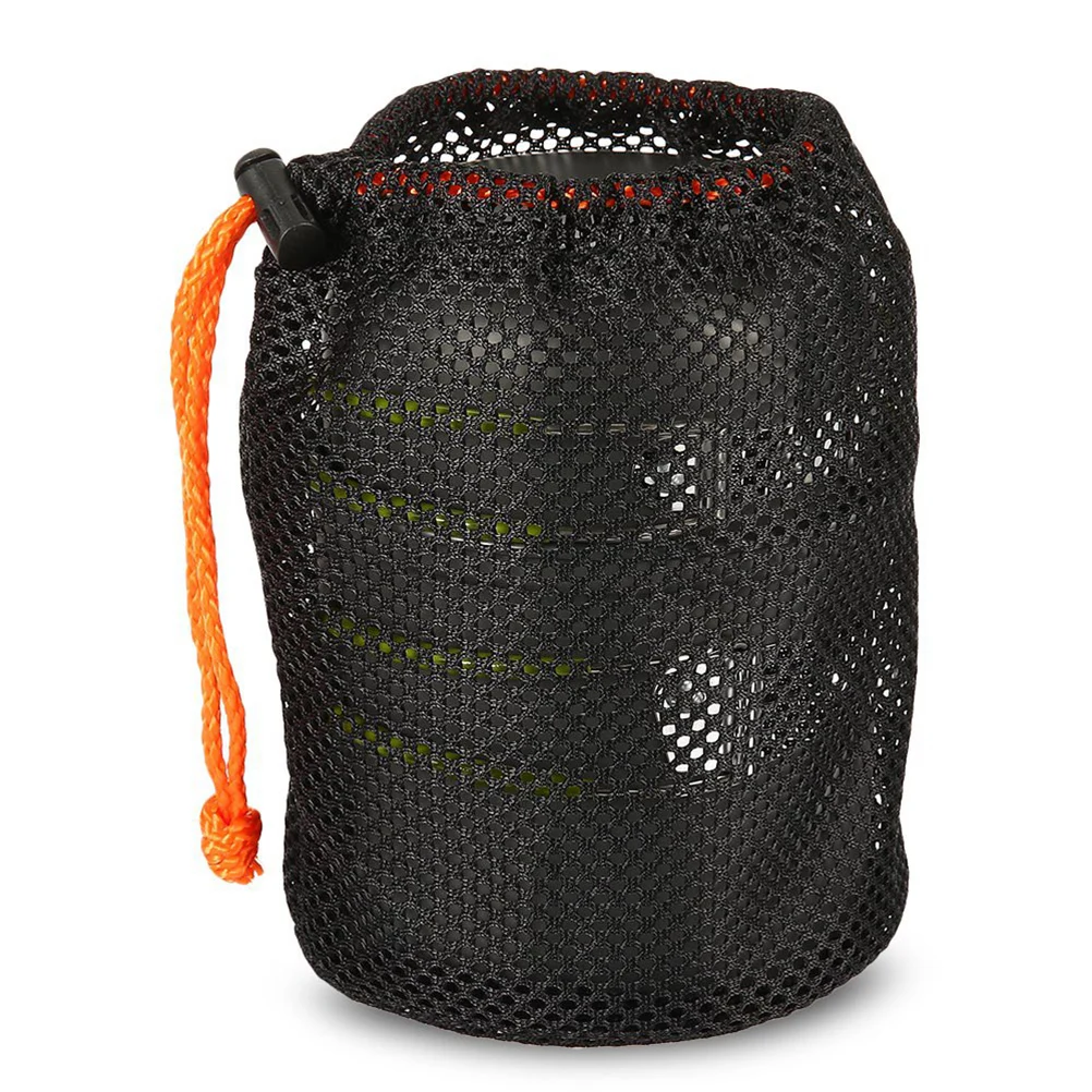 

2pcs Camping Cookware Set Portable Folding Pot Pan For Hiking Backpacking Picnic Lightweight Heat Resistant Handle Outdoor Gear