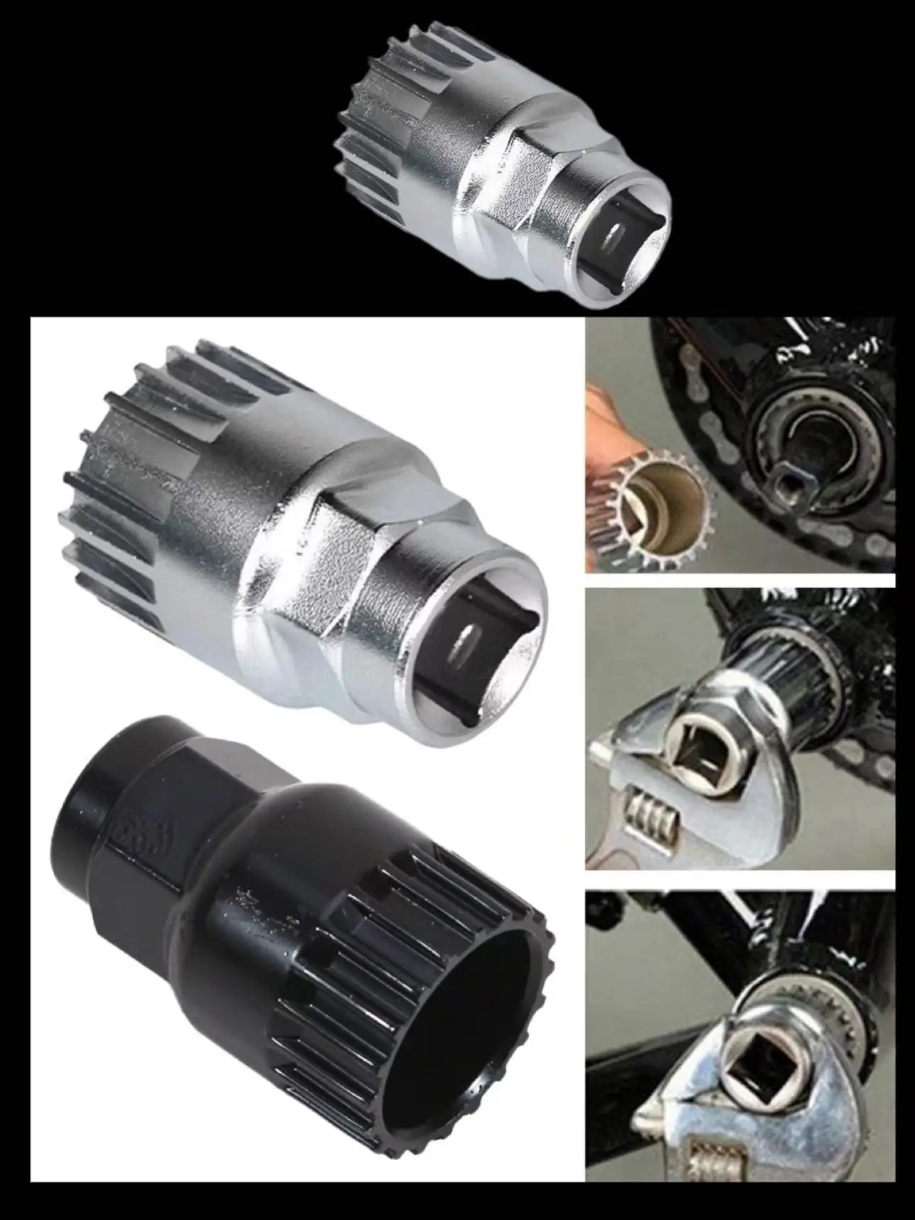 AliExpress NONE Bike Bottom Bracket Removal Tool Socket 20 Tooth Spanner Crank Extractor Puller