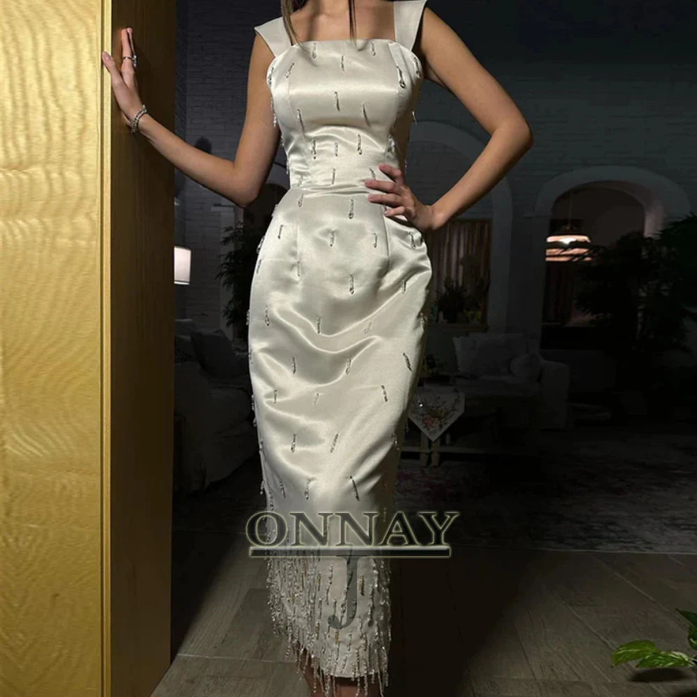 

Атласные вечерние платья в Дубае по индивидуальному заказу для женщин со стразами, Саудовская Аравия, Vestidos De Fiesta, платье на заказ, свадебная вечеринка, плюс