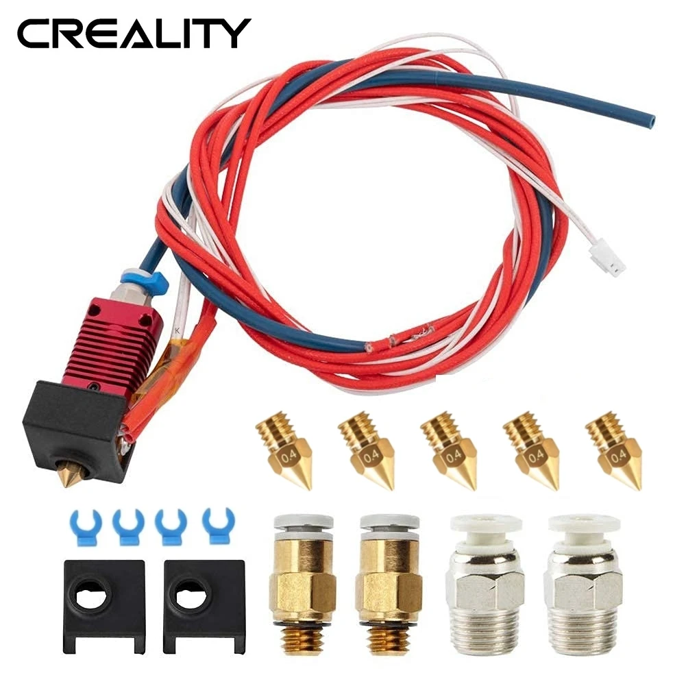 Creality Upgrade Ender 3 Hotend, Assembled Extruder Hot End Kit with PTFE Tubing for Creality Ender 3 Pro/Ender 3 V2 Hot End Kit