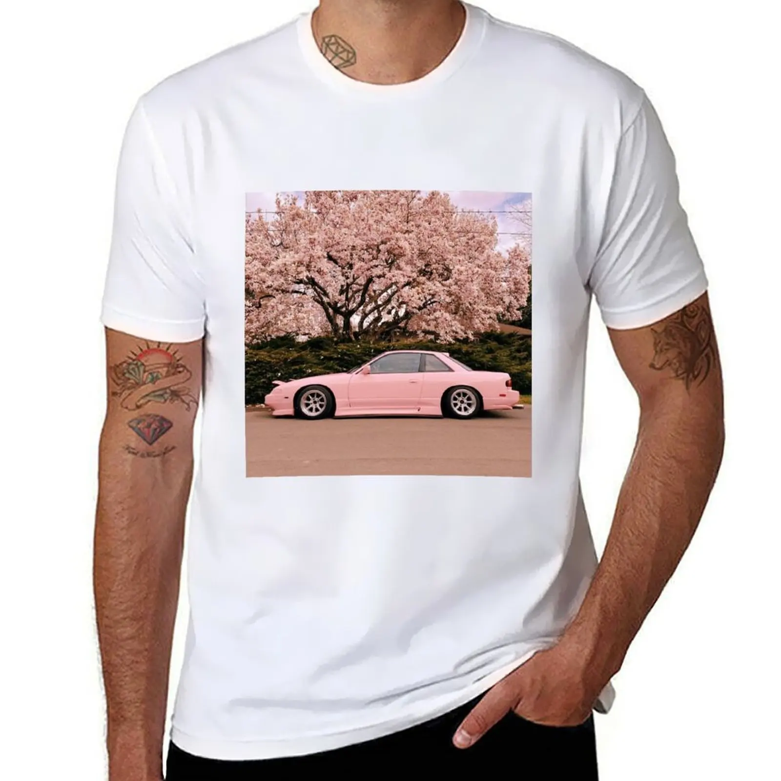 

Japanese Car - Pink 240sx T-Shirt Festival Party Tee Top