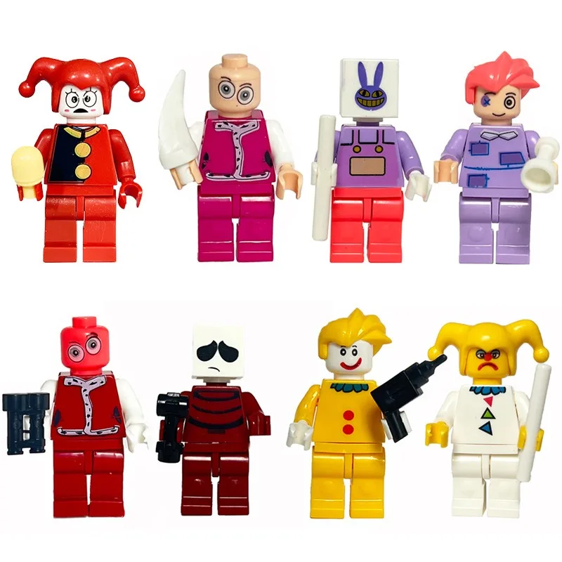 

Конструктор-кукла в виде человека, мини-фигурка китайского танца льва, игрушка-персонаж в виде доктора и медсестры, клоун, мультяшный персонаж, подарок на день рождения