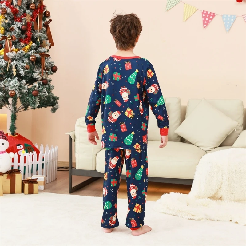 Ropa dormir festiva para mamá, papá o yo, conjunto informal ropa descanso navideña, conjunto acogedor