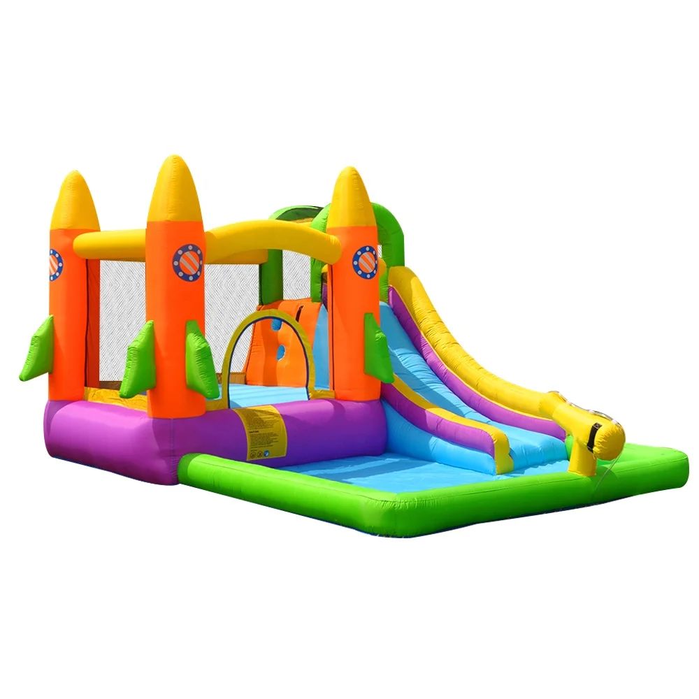 

Children's jumping slide water castle inflatable bounce castle inflatable bounce house outdoor water park water slide