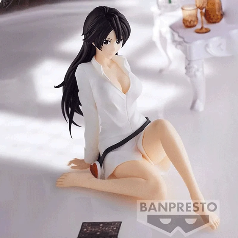 BANDAI Genuine BLEACH Relaxation Moment Bambietta Basterbine Cute Action Figure Anime Collection Model Dolls Toys Gifts for Kids