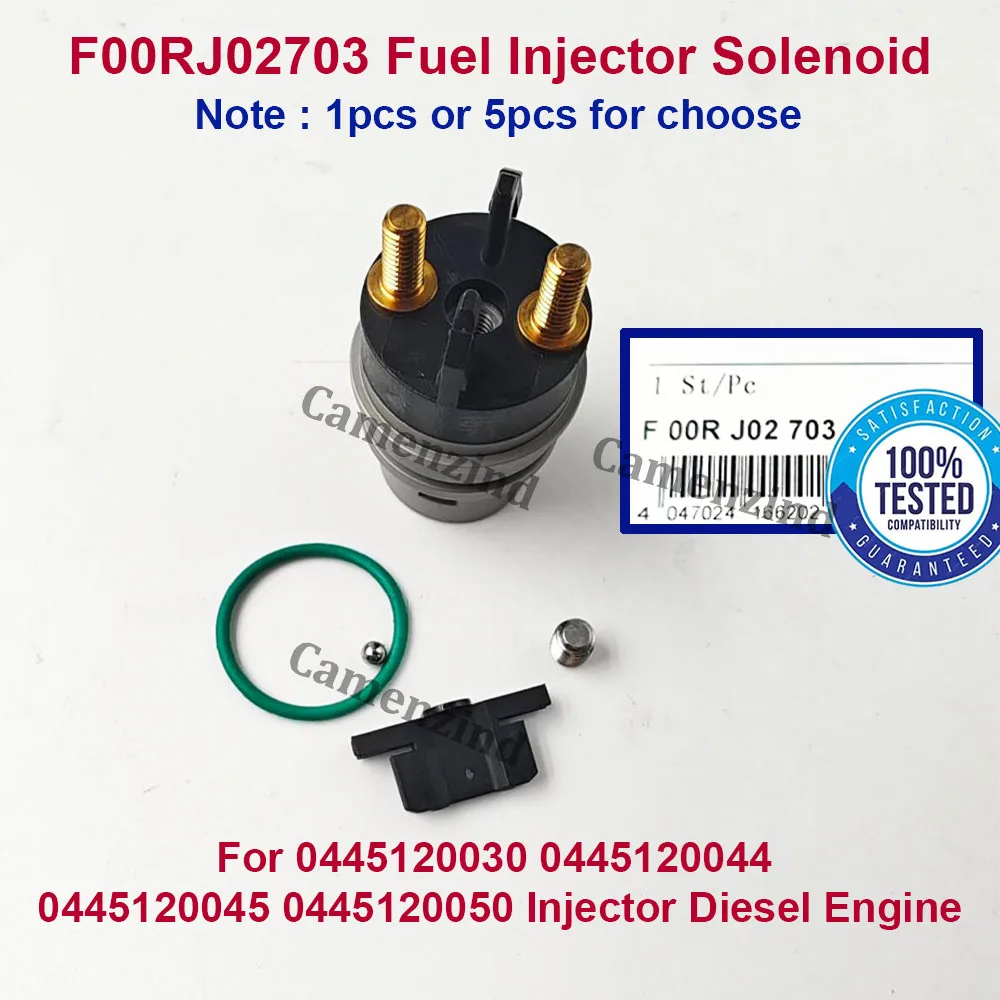 

F00RJ02703 Fuel Injector Solenoid Valve F 00R J02 703 For 0445120030 0445120044 0445120045 0445120050 Injector Diesel Engine