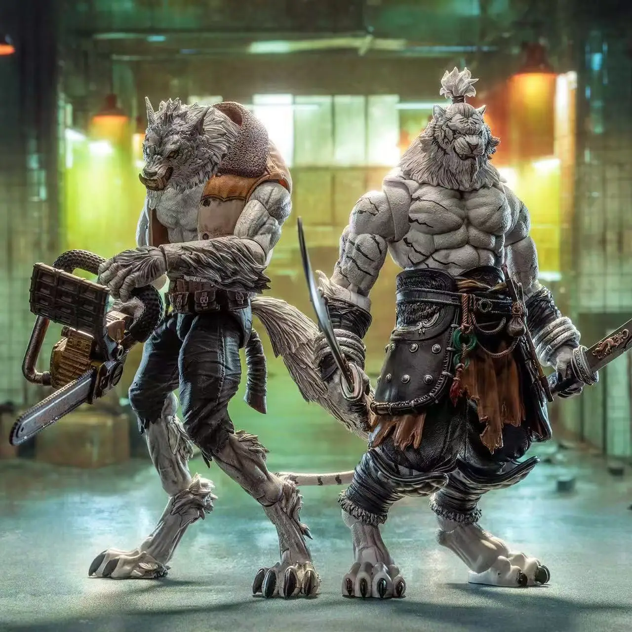 

In Stock Craftsman's Alliance Furui Planet White Tiger Hermit Old Man White Werewolf William Crocodile Rabbit Panda