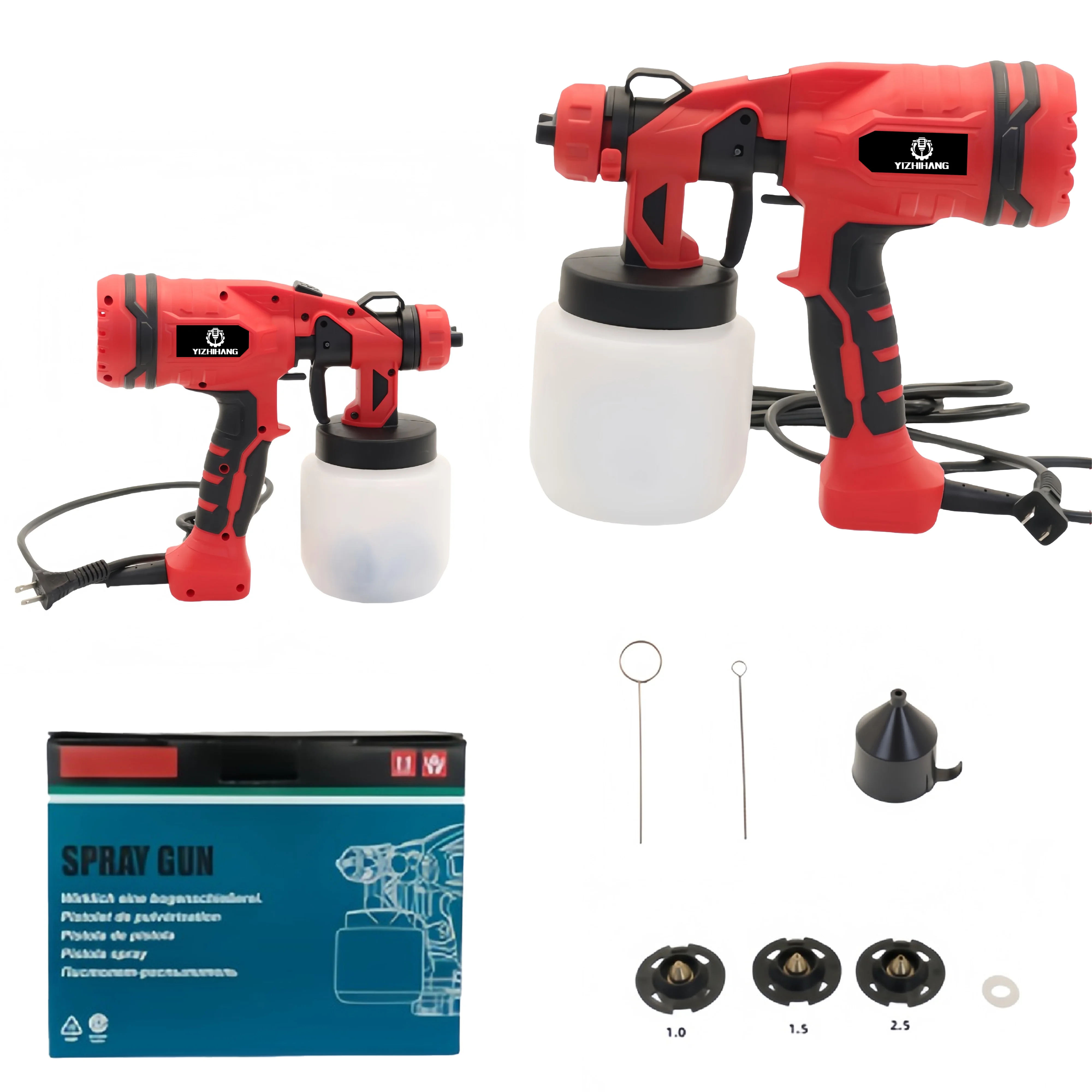 Electric Spray Gun For Household Use, Latex For DIY Painting, Spray Machine For Painting, Electric Spray Gun, 220v/110v
