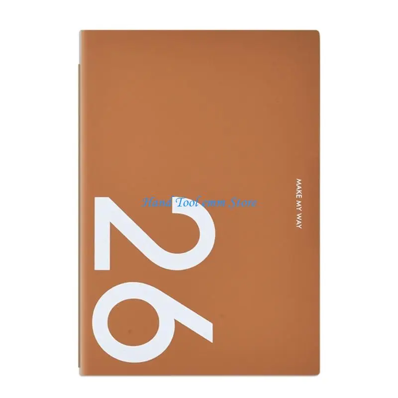 H37F 2026 Weekly Monthly Academic Planner with Ribbon Bookmarks For Daily Scheduling