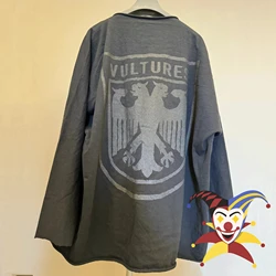 Vintage Vultures YZY Kanye West Long Sleeved T-shirt Men Women 1:1 Best Quality Loose Tee Tops T Shirt