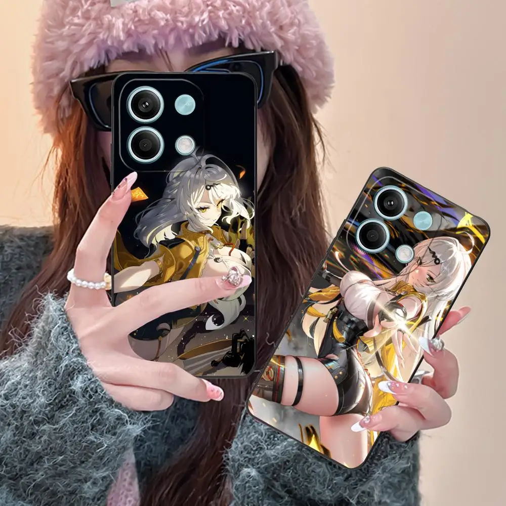 

Чехол для телефона Zenless Zone Zero Yixuan для Xiaomi Redmi Note 14 13 12 11 S Pro Plus 4G 5G с цветным принтом, красивый чехол